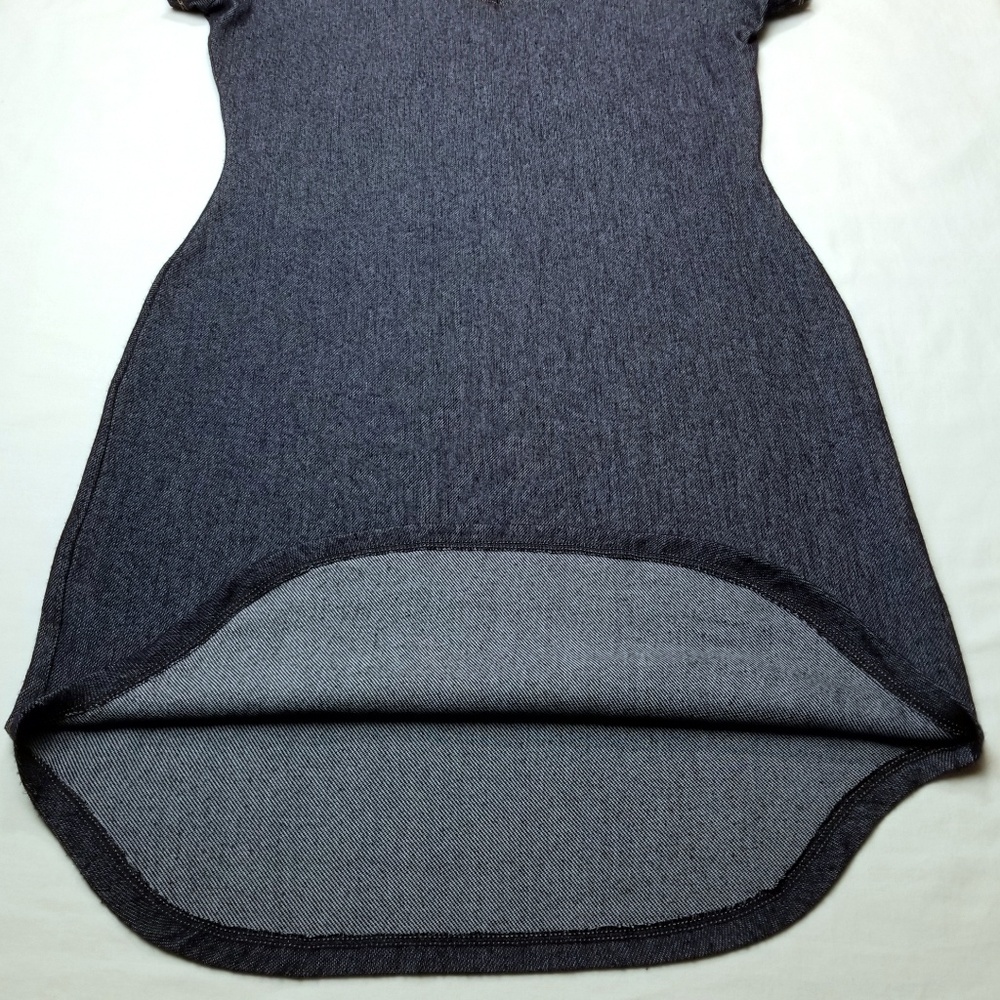 No Comment Denim Color Stretchy Dress Size: Medium - Picture 5 of 5